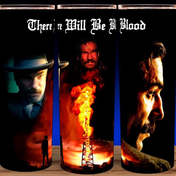 Glow in the Dark There Will Be Blood - Daniel Day Lewis Movie Cup Mug Tumbler - Picture 2 of 4